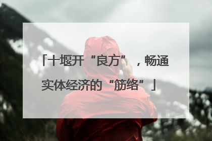 十堰开“良方”，畅通实体经济的“筋络”